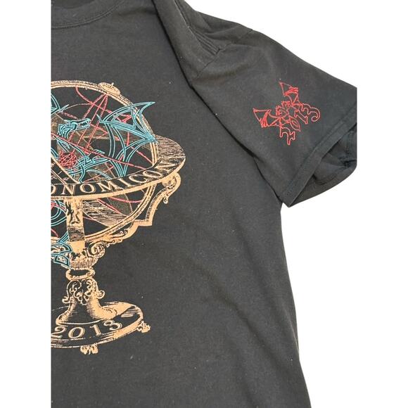 NecronomiCon 2013 T-Shirt Black Graphic Map Design Vintage Convention Tee - Picture 3 of 8